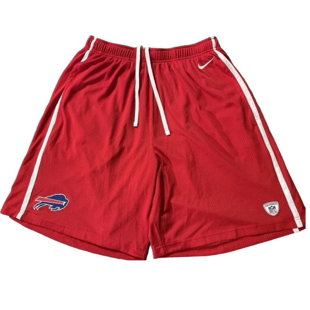 Mens 3XL Buffalo Bills Nike NFL Equipment Training Dri-Fit Athletic Shorts‎ EUC